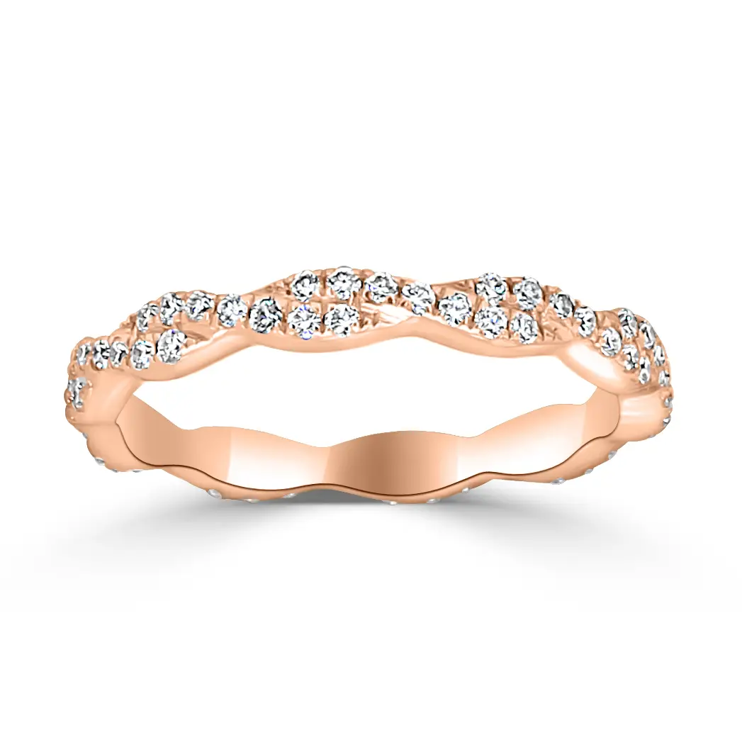Rose Gold keri-matching-double-twisted-pave-wedding-ring
